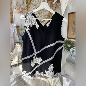 Vintage Lace Embroidered Top